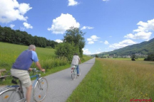 Camping Nord Sam Radweg vom Campingplatz ins Zentrum
