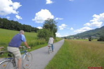 Radweg vom Campingplatz ins Zentrum