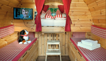Camping Seeblick Toni 2+2P Schlaffässer